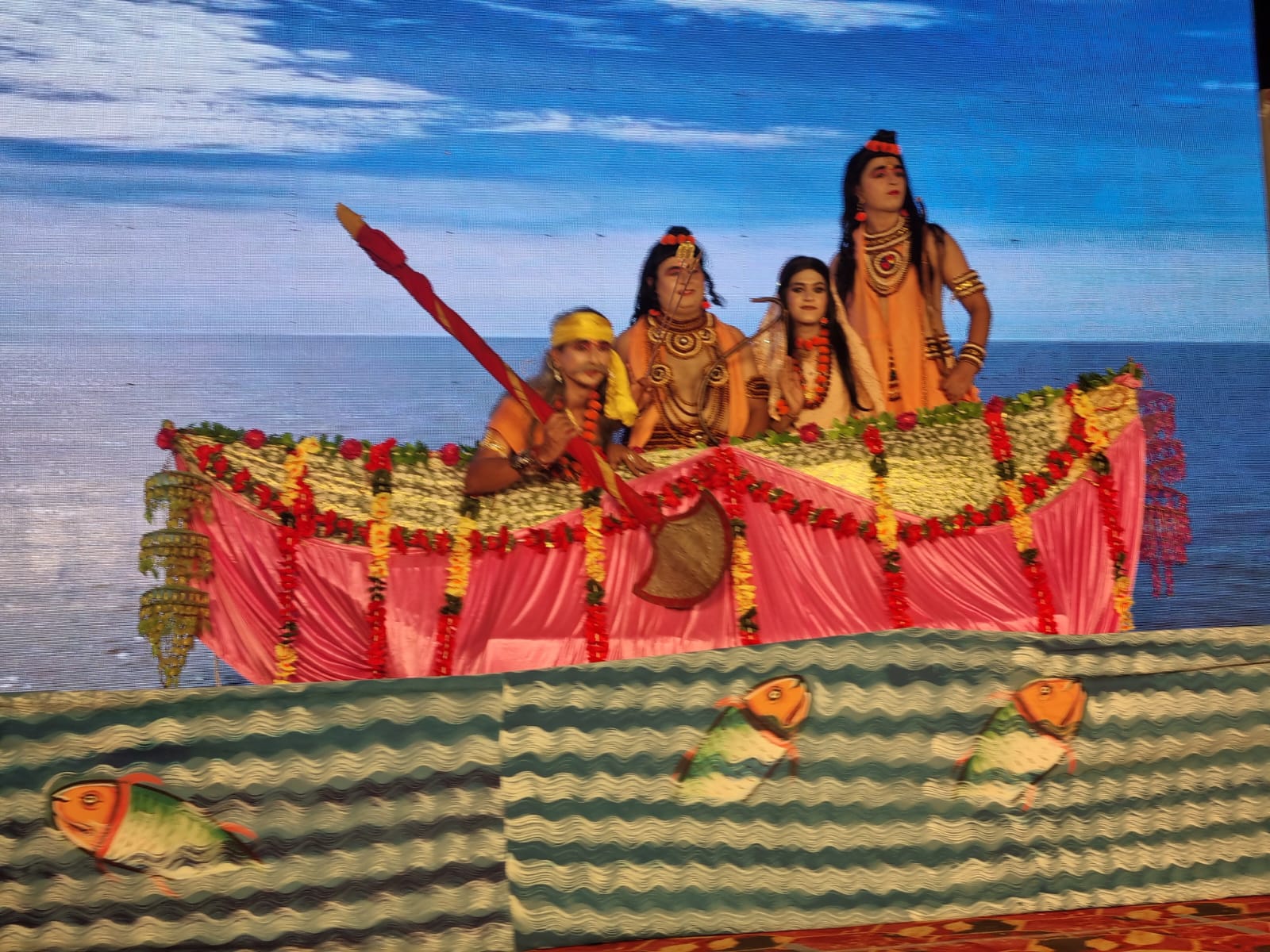 शिव मंदिर रामलीला में मंचित हुए रोचक प्रसंग