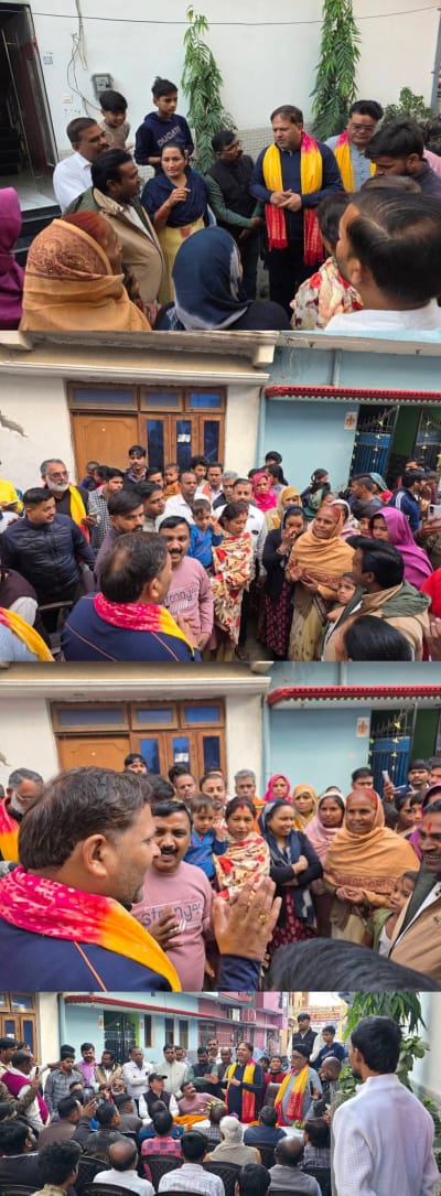 महापौर ने वार्ड दो ट्रांजिट कैम्प का भ्रमण कर जनता से संवाद किया