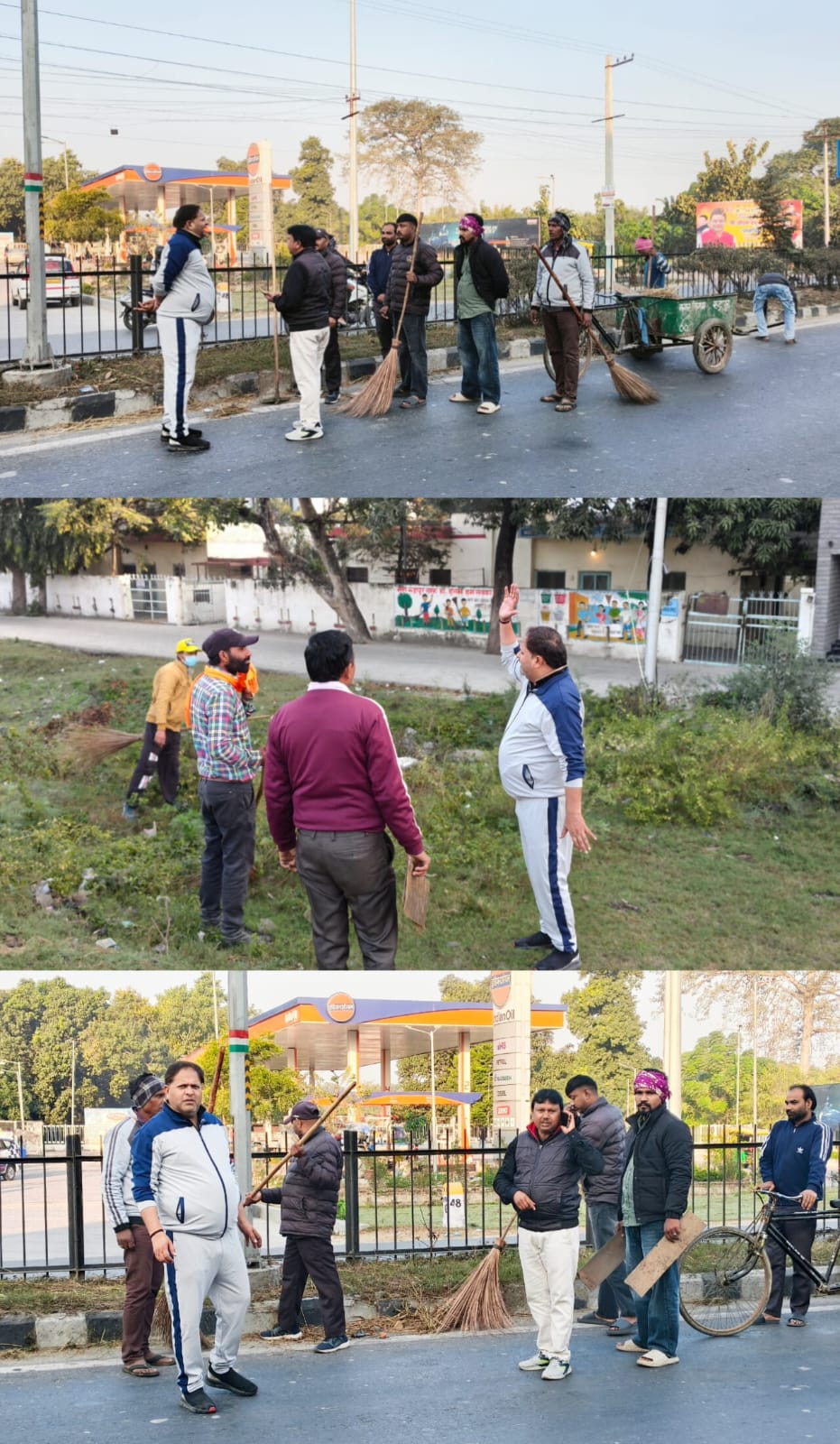 महापौर ने शहर में सफाई व्यवस्था का लिया जायजा