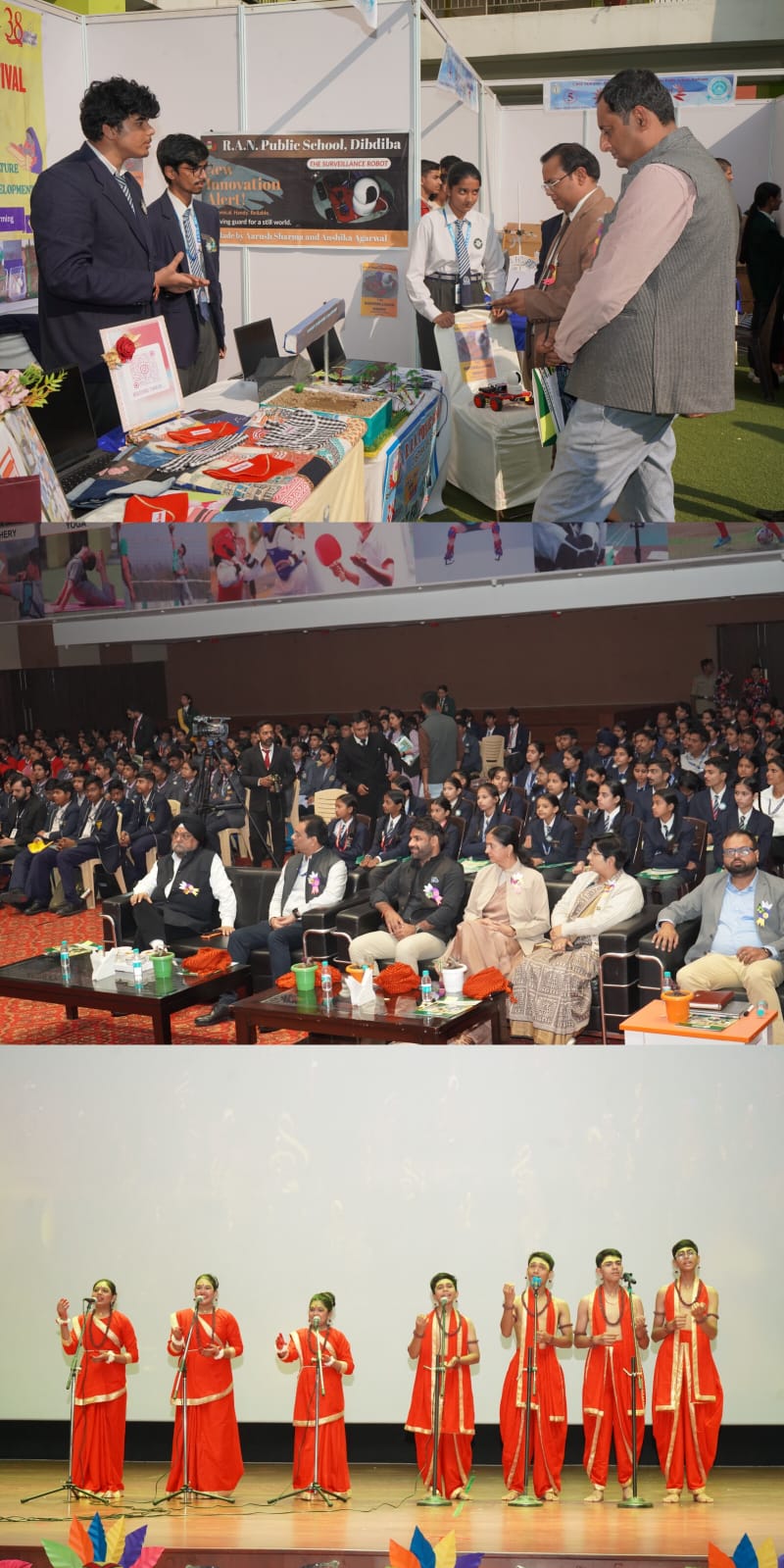 दिल्ली पब्लिक स्कूल में सीबीएसई स्किल एक्सपो एवं गाइडेंस फेस्टिवल 2025-26 सफल आयोजनखबर पड़तालरूद्रपुर दिल्ली पब्लिक स्कूल सीबीएसई स्किल एक्सपो एवं गाइडेंस फेस्टिवल 2025-26 का भव्य और अत्यंत सफल आयोजन सम्पन्न हुआ। कार्यक्रम प्रातः 10:00 बजे आरंभ हुआ और सायं 4:30 बजे तक रचनात्मकता, उत्साह और नवाचार से सराबोर वातावरण में चलता रहा। इस प्रान्त स्तरीय उत्सव में 40 से अधिक सम्मानित विद्यालयों के 1000 से अधिक छात्र-छात्राओं ने सक्रिय प्रतिभागिता की।मुख्य अतिथि एवं विशिष्ट अतिथिगण इस अवसर पर अनेक प्रतिष्ठित व्यक्तित्वों ने अपनी गरिमामयी उपस्थिति से कार्यक्रम को गौरवान्वित किया:• मुख्य अतिथि:श्री मनोज गुप्ता, रीजनल ऑफिसर, सीबीएसई देहरादून• गेस्ट ऑफ ऑनर: