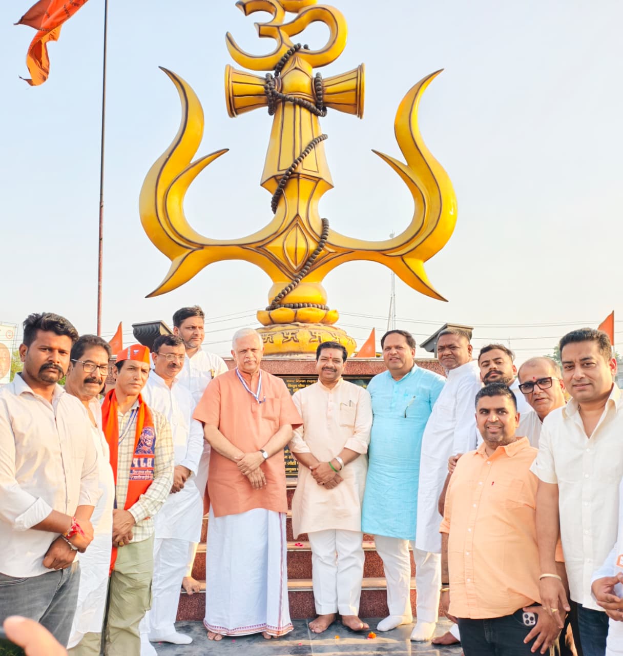 भाजपा राष्ट्रीय महामंत्री ने त्रिशूल चौक की भव्यता को सराहा