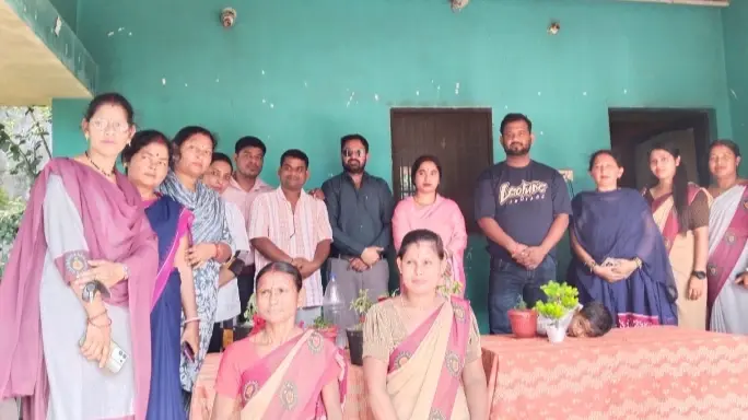 बैकुंठपुर में आंगन मिलन कार्यक्रम की धूम, नौनिहालों का अन्नप्राशन तो गर्भवती महिलाओं की हुई गोद भराई