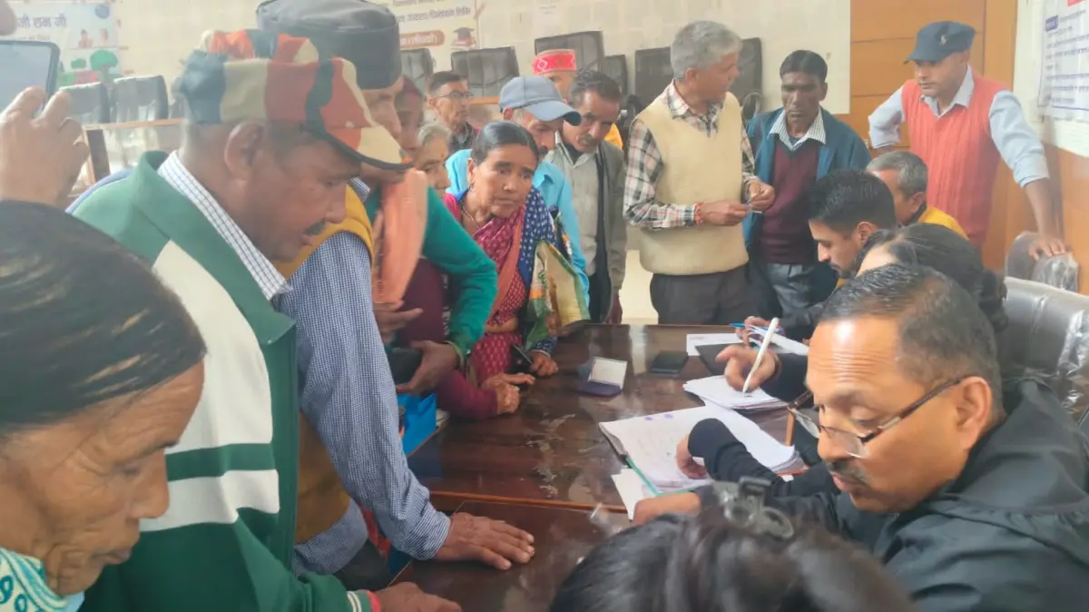 सहायक उपकरणों के लिए चिह्नित किए गए 109 दिव्यांगजन एवं वरिष्ठ नागरिक