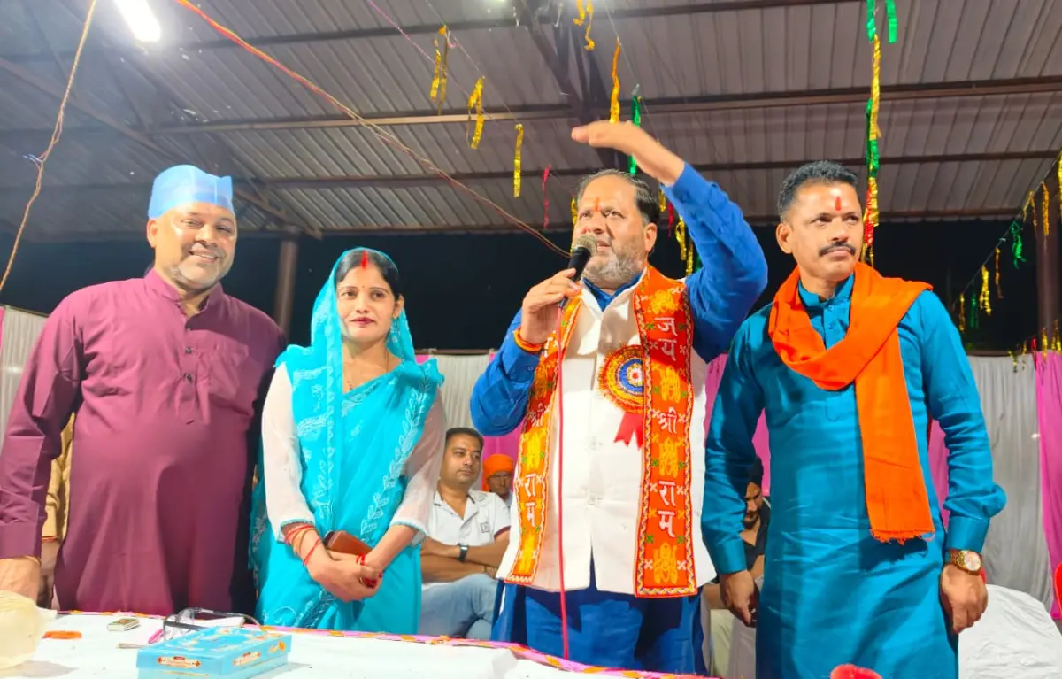 सत्य और धर्म की जीत का प्रतीक है विजयदशमीः विकास शर्मा